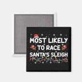 Aimant Plus susceptible de faire la course au traîneau du (Recto/Verso)