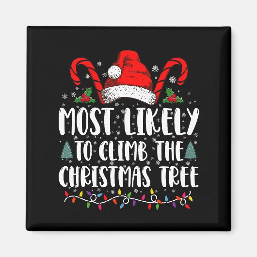 Aimant Plus susceptible de grimper à l'arbre de Noël de N (Devant)