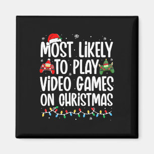 Aimant Plus susceptible de jouer aux jeux vidéo à Noël en