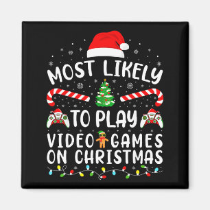 Aimant Plus susceptible de jouer aux jeux vidéo à Noël, j
