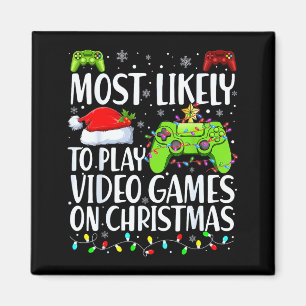 Aimant Plus susceptible de jouer aux jeux vidéo à Noël Xm