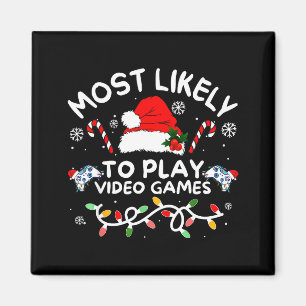 Aimant Plus susceptible de jouer aux jeux vidéo Noël Game