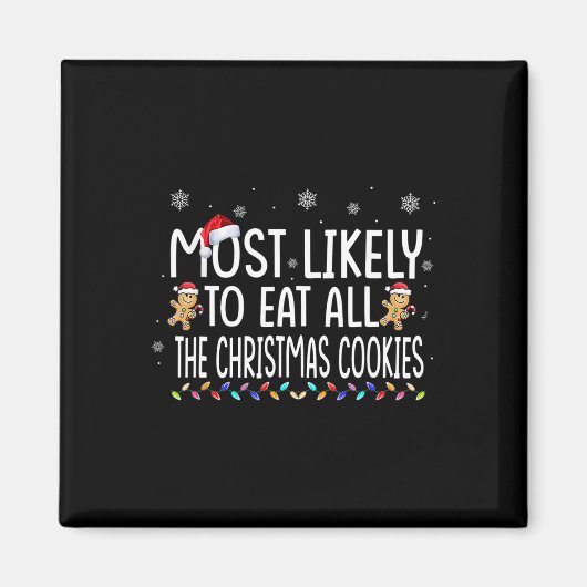 Aimant Plus susceptible de manger tous les biscuits de No (Devant)