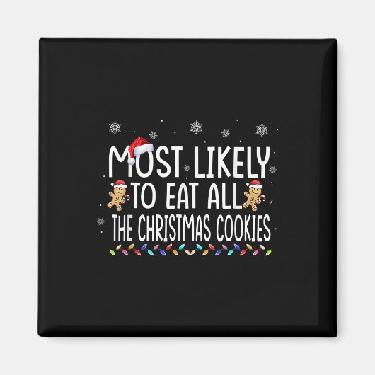 Aimant Plus Susceptible De Manger Tous Les Biscuits De No (Devant)