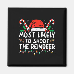Aimant Plus susceptible de tirer sur le renne de Noël de 