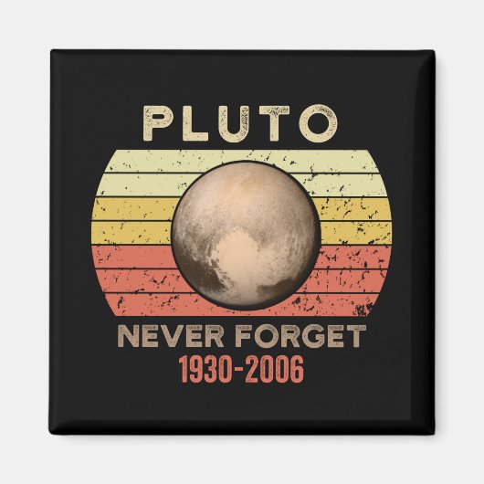 Aimant pluto jamais oublier, eris, lune, astronomie, astr (Devant)
