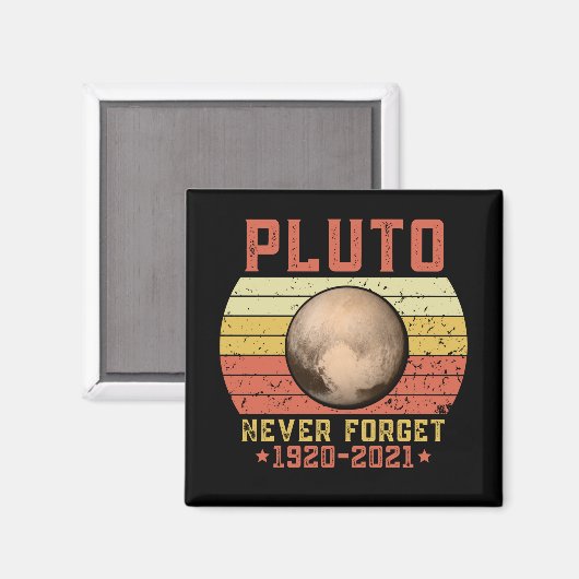 Aimant pluto N'OUBLIEZ JAMAIS (Recto/Verso)