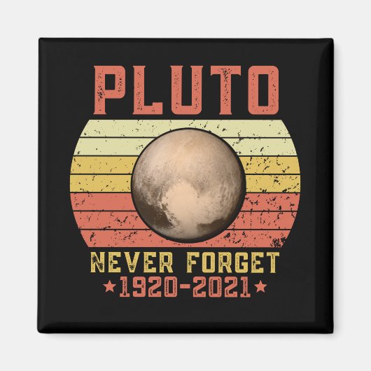 Aimant pluto N'OUBLIEZ JAMAIS (Devant)