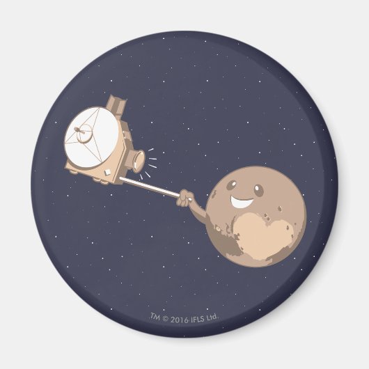 Aimant Pluto Selfie (Devant)