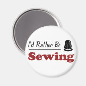 Aimant Plutôt Coudre (Recto/Verso)