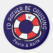 Aimant Plutôt Croisière Funny Cruise Porte Cabine (Devant)