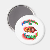Aimant Plutôt Être Geocaching (Recto/Verso)