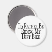 Aimant Plutôt Faire Mon Vélo De Chemin (Recto/Verso)