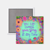 Aimant Plutôt Inspirationnel Floral Amusant tendance Votr (Recto/Verso)