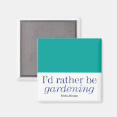 Aimant Plutôt Jardiner (Recto/Verso)