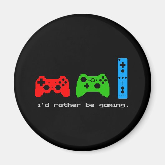 Aimant Plutôt jouer (Devant)