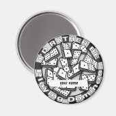 Aimant Plutôt Jouer Dominos (Recto/Verso)