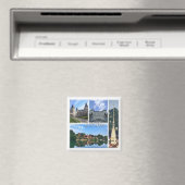 Aimant PMT004 TURIN - Mosaïque - Piémont - Italie - Frigo (In Situ (Lave-vaisselle))