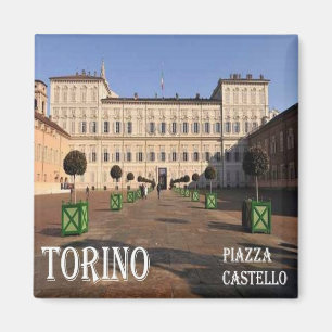 Aimant PMT010 TURIN - Piazza Castello - Italie - Frigo