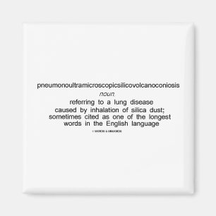 Aimant Pneumonoultramicroscopicsilicovolcanoconiose