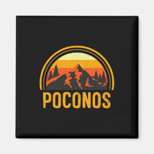 Aimant Poconos Pennsylvanie Pa Montagnes Randonnée Souven