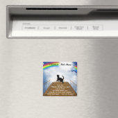 Aimant Poème commémoratif de Rainbow Bridge pour chats (In Situ (Lave-vaisselle))