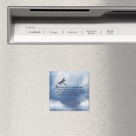 Aimant Poème commémoratif des libellules (In Situ (Lave-vaisselle))