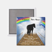 Aimant Poème commémoratif du Pont Arc-en-ciel pour les ch (Recto/Verso)