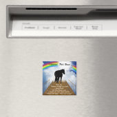 Aimant Poème commémoratif du Pont Arc-en-ciel pour les ch (In Situ (Lave-vaisselle))