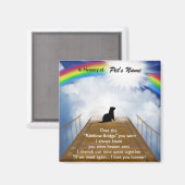 Aimant Poème commémoratif du pont Rainbow pour les furets (Recto/Verso)
