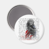 Aimant Poème de l'épouse de l'armée (Recto/Verso)