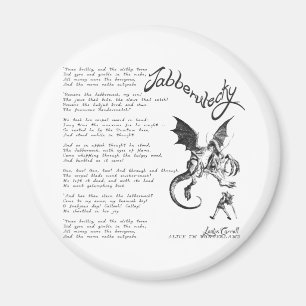 Aimant Poème Jabberwocky
