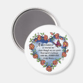 Aimant Poème papillon Memorial (Recto/Verso)