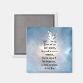 Aimant Poème "So Loved" (Recto/Verso)