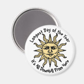 Aimant Poème Solstice d'été (Recto/Verso)