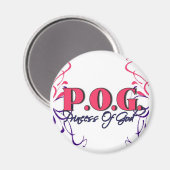 Aimant POG-Princesse de Dieu (Recto/Verso)