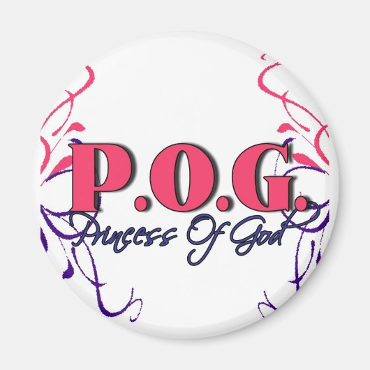 Aimant POG-Princesse de Dieu (Devant)