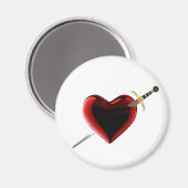 Aimant Poignée Dans L'Aimant Coeur (Recto/Verso)