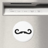 Aimant Poignée de 8 bits Pixel Moustache (In Situ (Lave-vaisselle))