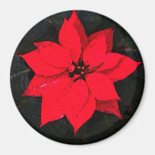 Aimant Poinsettia 6078 (Devant)