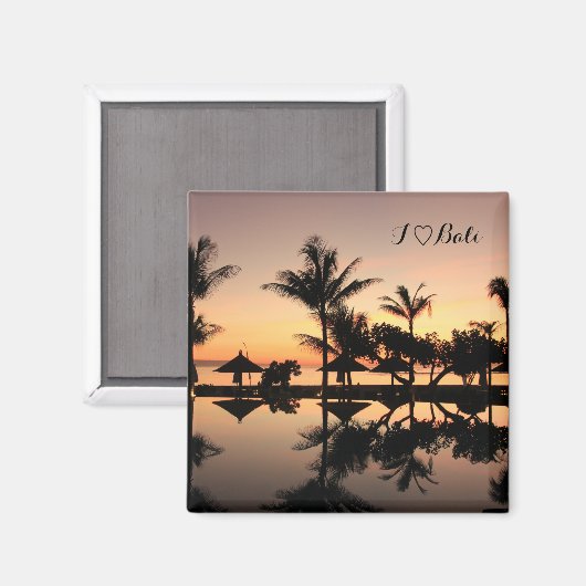 Aimant Point de couchage de Bali (Recto/Verso)