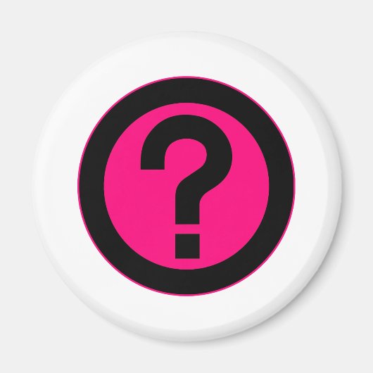 Aimant Point de question Poser la ponctuation du symbole (Devant)