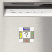 Aimant Point d'interrogation personnalisable (In Situ (Lave-vaisselle))
