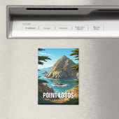 Aimant Point Lobos California Travel (In Situ (Lave-vaisselle))