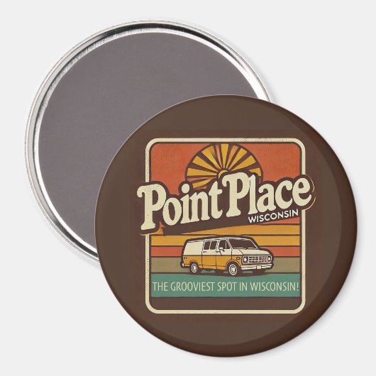 Aimant Point Place Wisconsin (Recto/Verso)