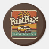 Aimant Point Place Wisconsin (Devant)
