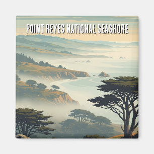 Aimant Pointe Reyes National Seashore Mist