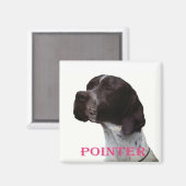 Aimant pointeur rose (Recto/Verso)