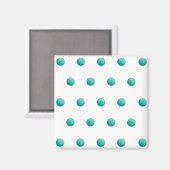 Aimant points Aqua (Recto/Verso)