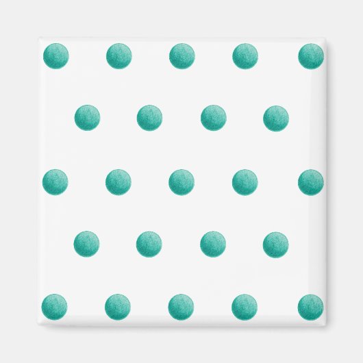 Aimant points Aqua (Devant)